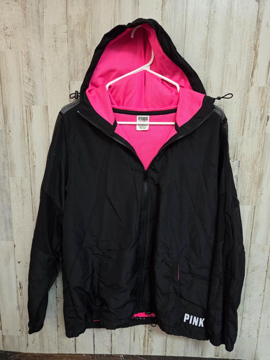 black pink mesh inlay jacket, LADIES XS