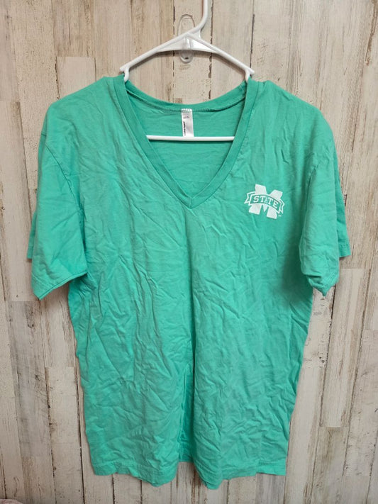 TEAL AMERICAN APPAREL MS STATE TEE, LADIES M