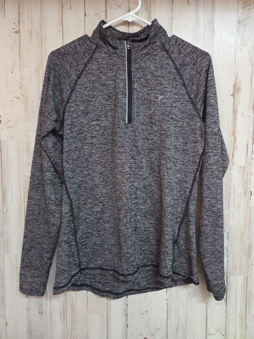 GREY OLD NAVY STRIPED JACKET, LADIES M