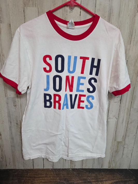 WHITE PORT & CO SOUTH JONES BRAVES TEE, LADIES M