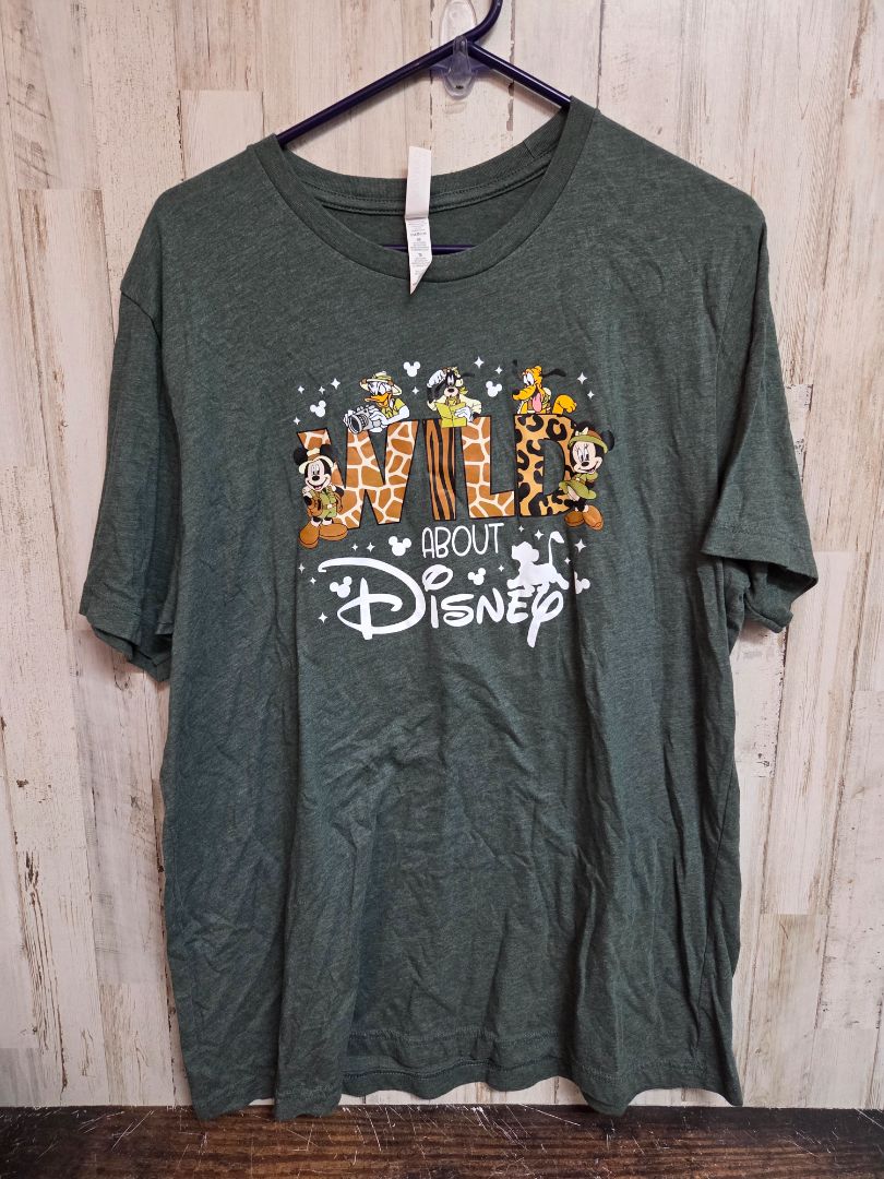 OLIVE BELLA CANVAS WILD ABOUT DISNEY TEE, LADIES XL