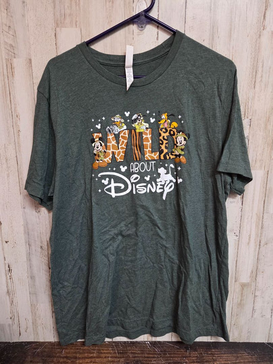 OLIVE BELLA CANVAS WILD ABOUT DISNEY TEE, LADIES XL