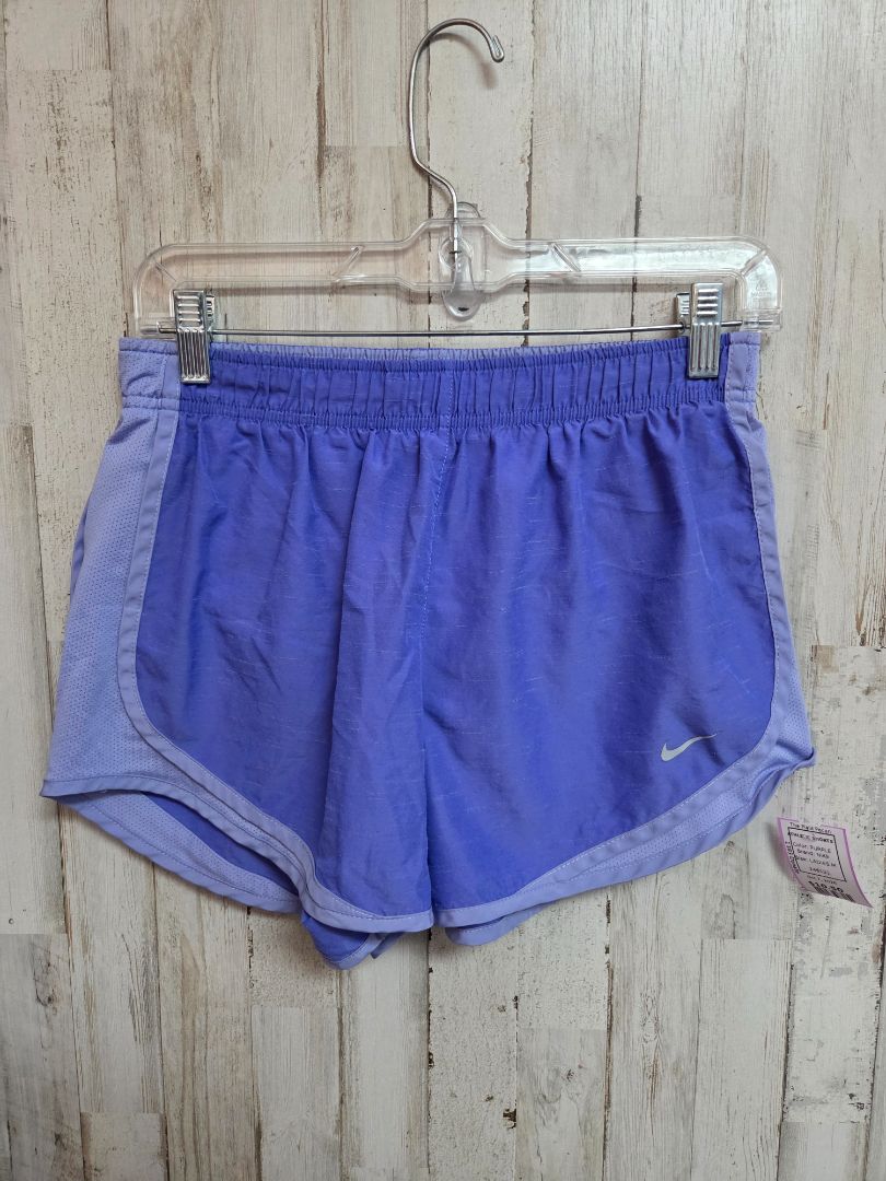 PURPLE NIKE ATHLETIC SHORTS, LADIES M