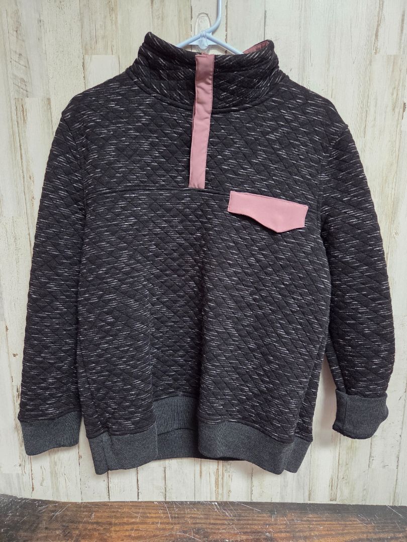 black entro quilted pullover, LADIES S