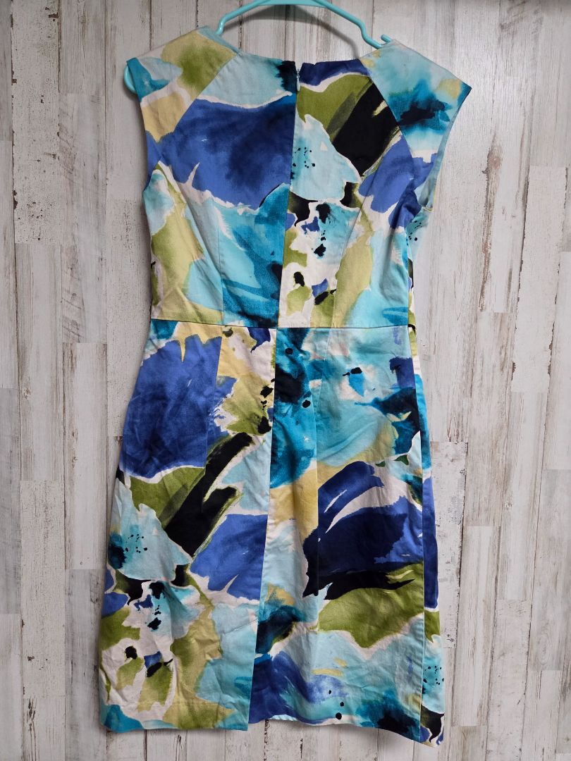 blue apt 9 sz8 watercolor dress, LADIES M