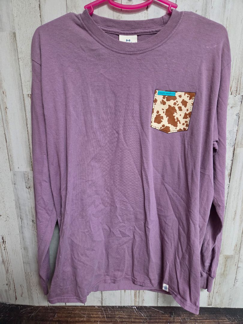 purple simply southern mom life tee, LADIES M