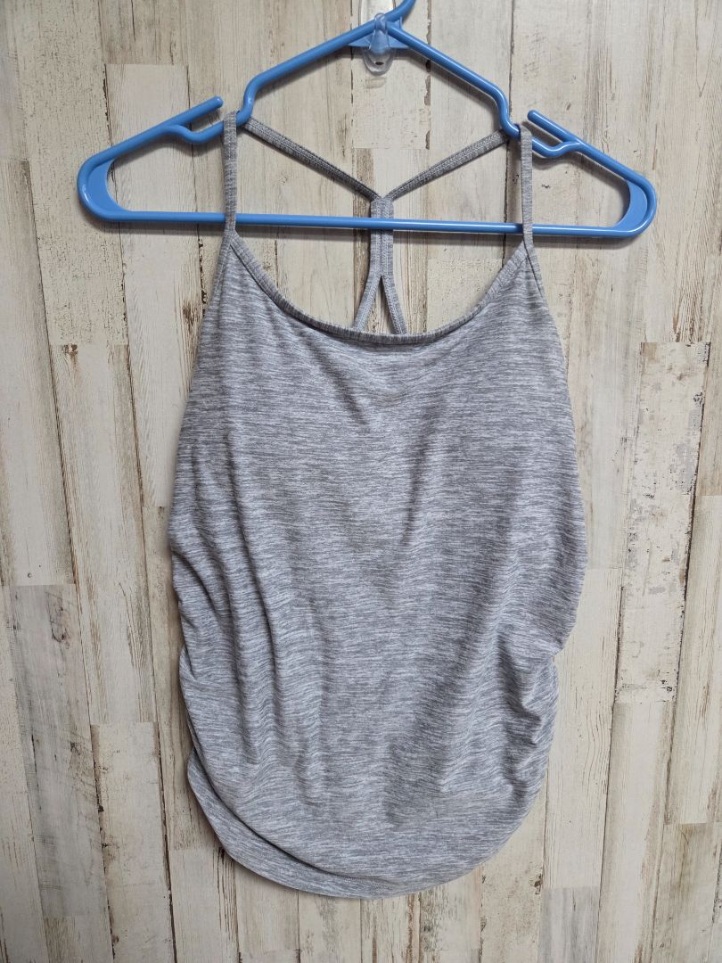 grey  maternity tank, LADIES L