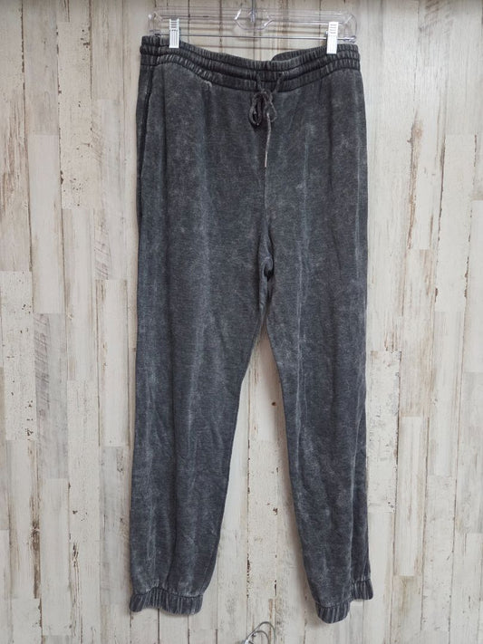 grey nobo acid wash sweatpants, LADIES L
