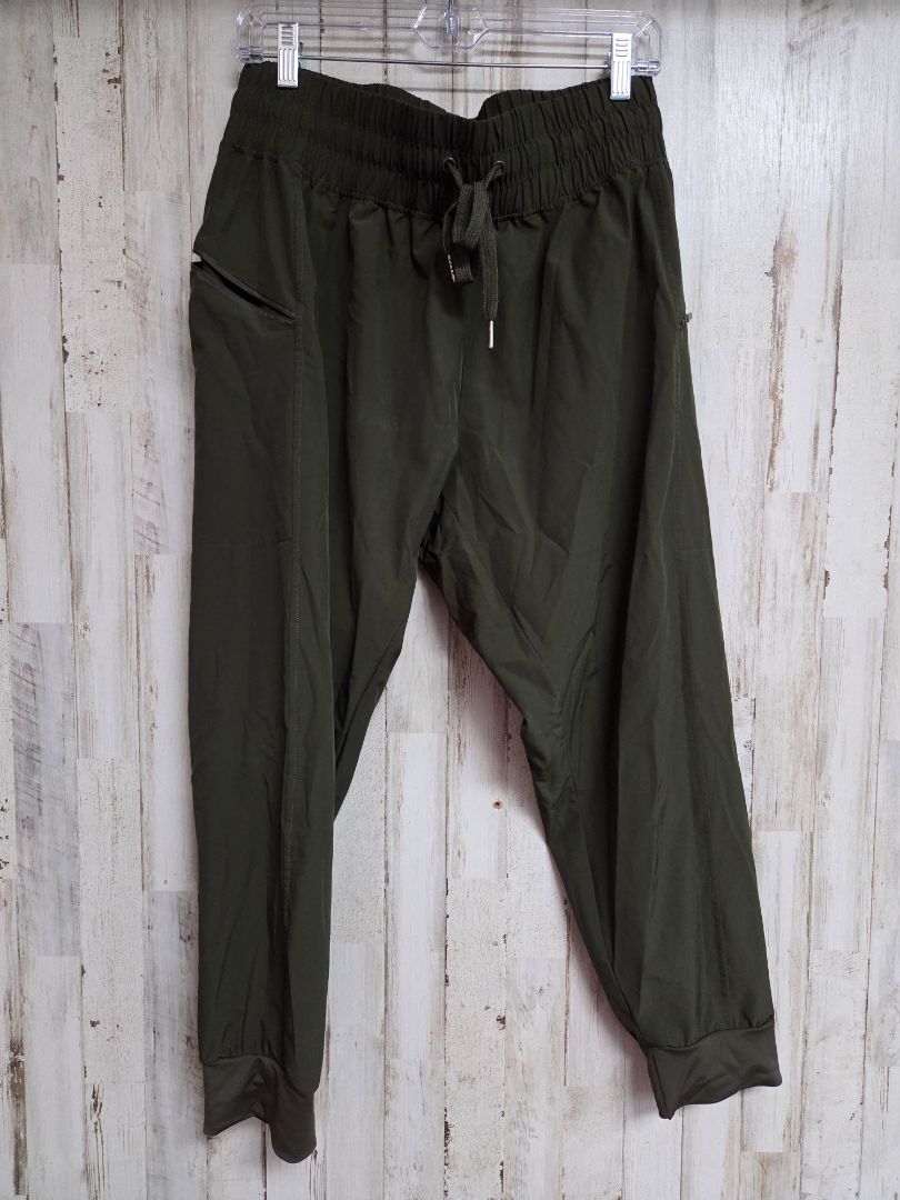 green cali sport windbreaker pants, LADIES L