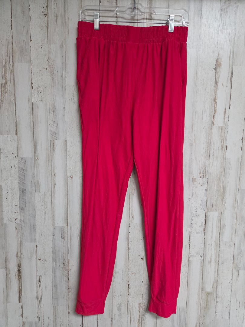red  pocket joggers, LADIES L