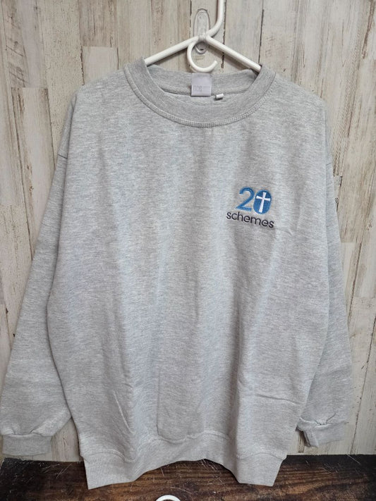 grey ucc 20 schemes pullover, LADIES XL