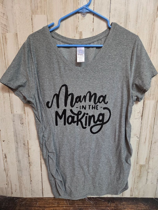 grey time & tru mama in the making tee, MATERNITY 2XL