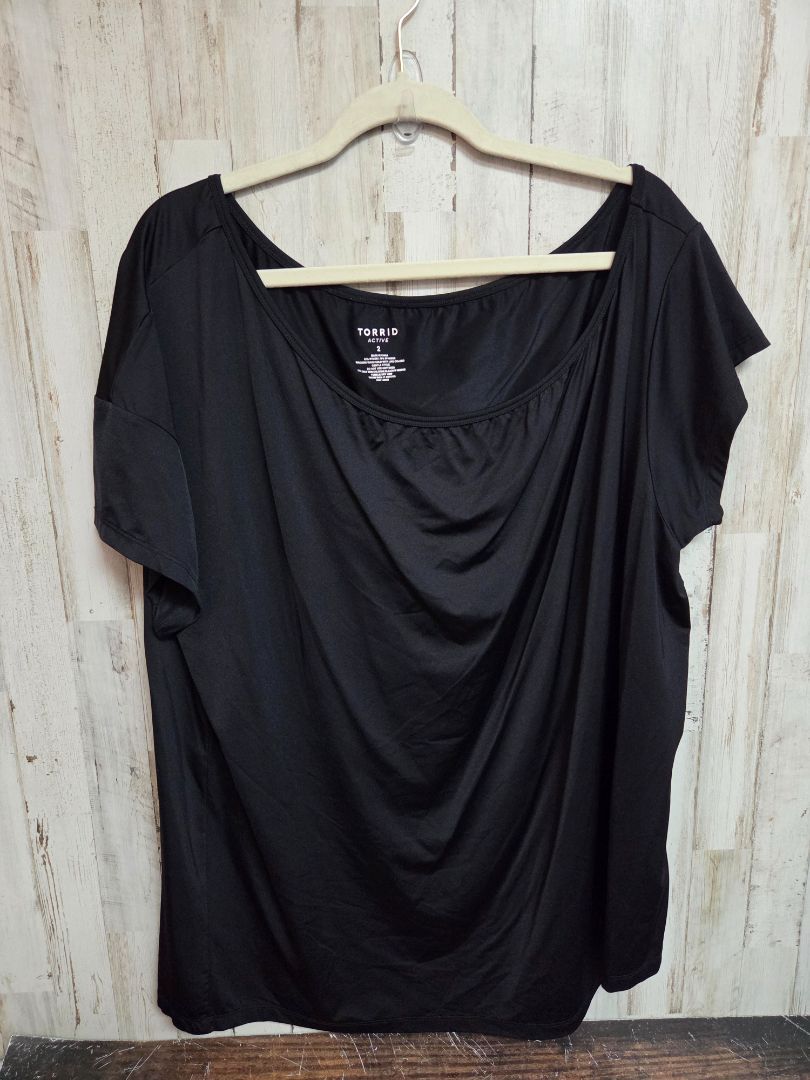 black torrid off shoulder athletic top, LADIES 2X