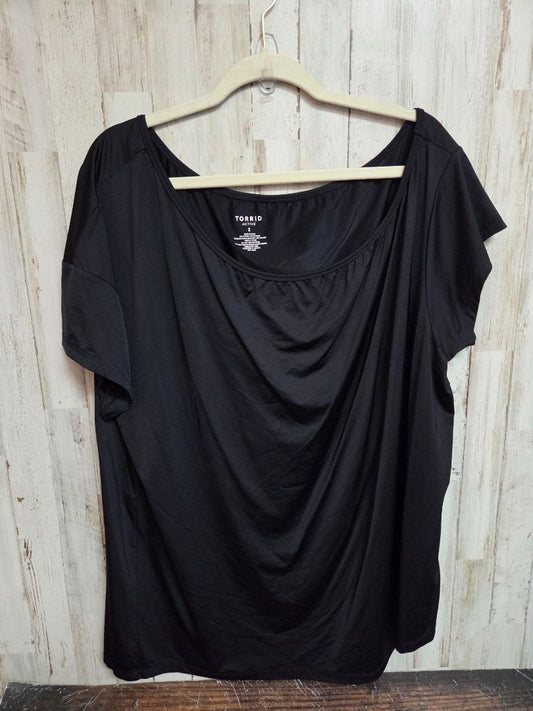 black torrid off shoulder athletic top, LADIES 2X