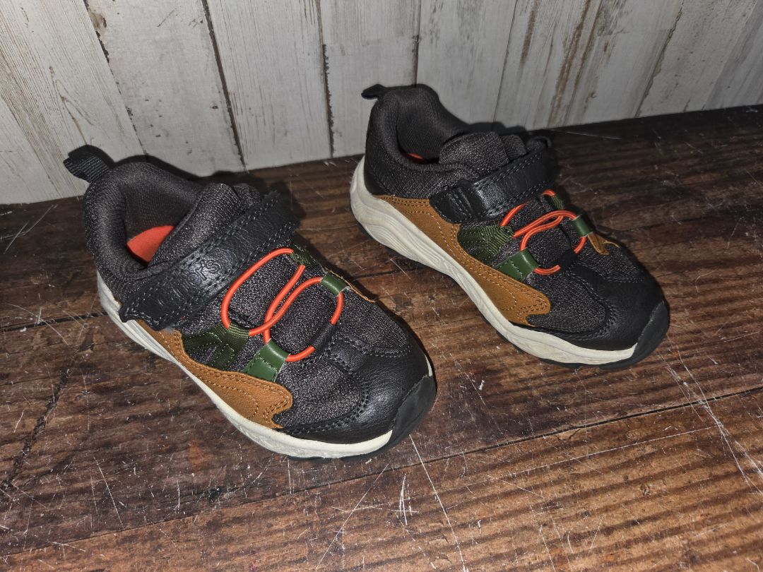 GREY CARTERS VELCRO SNEAKERS, SHOES 9