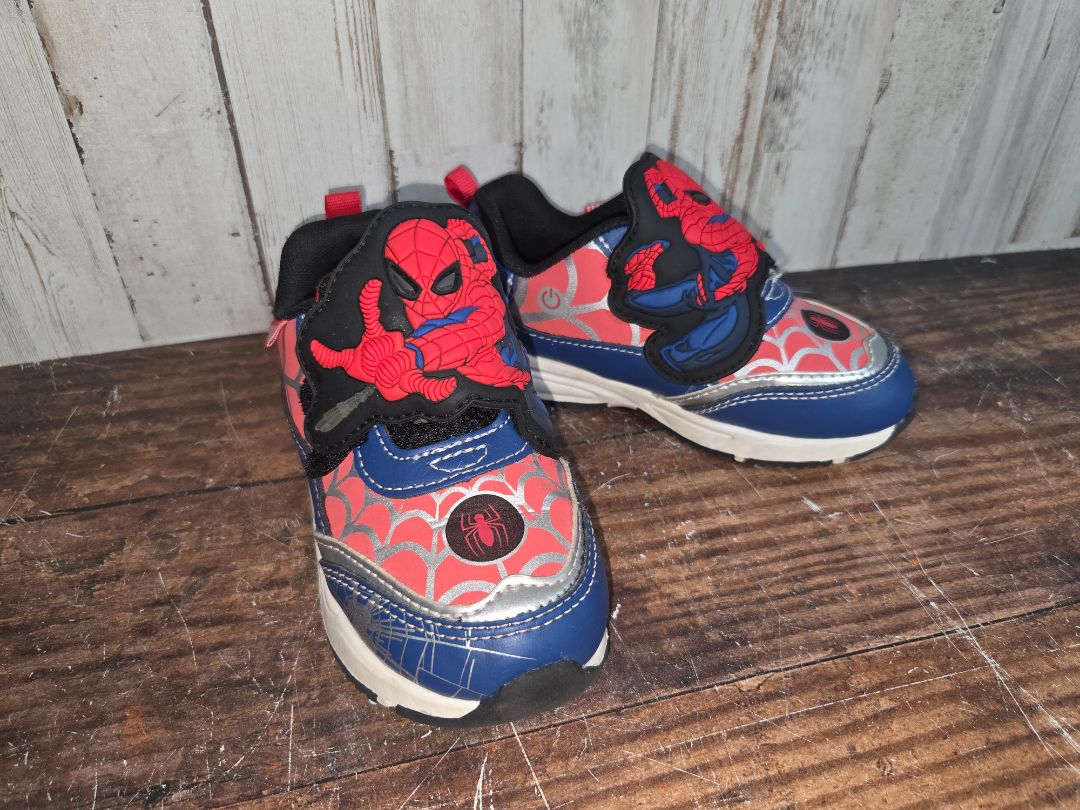 NAVY/RED MARVEL SPIDERMAN SNEAKERS, SHOES 9
