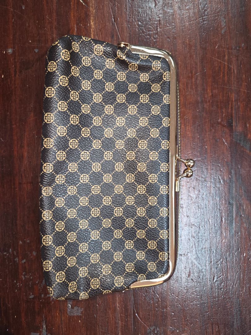 BROWN  PRINTED WALLET