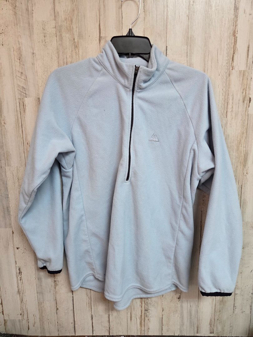 LIGHT BLUE NIKE FLEECE JACKET, LADIES M