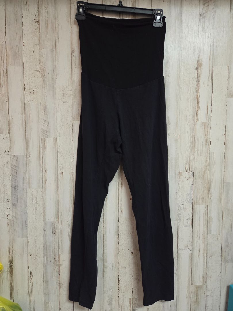 BLACK MOTHERHOOD MATERNITY LEGGINGS, LADIES L