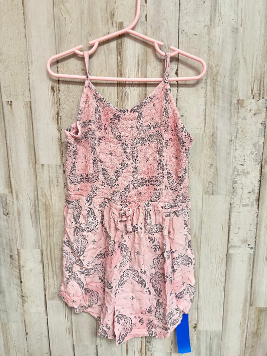 Pink Tru Craft 5/6 Paisley Romper, Girl 5T