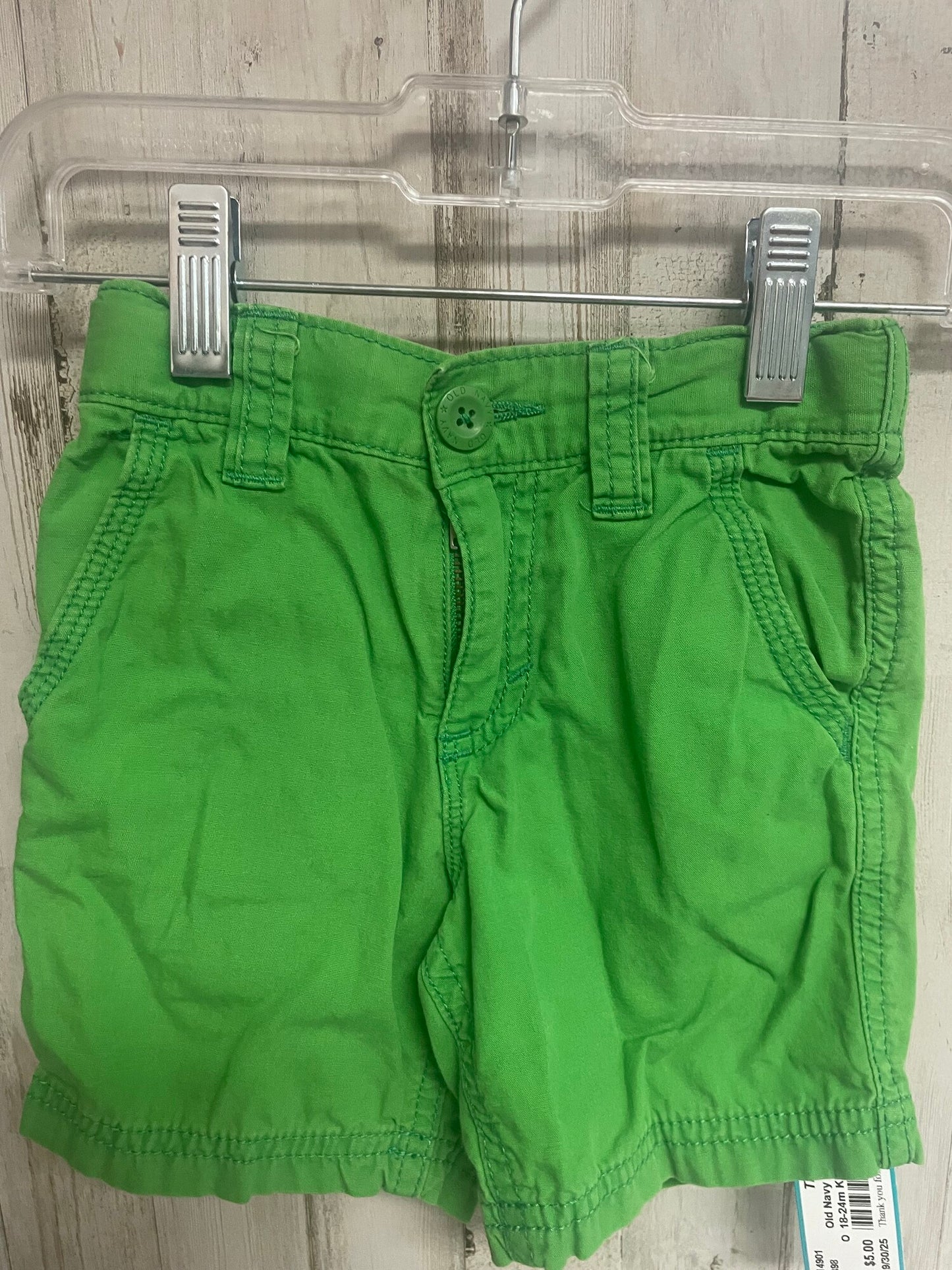 Green Old Navy 18-24m Khaki Shorts, Boy 12-24m