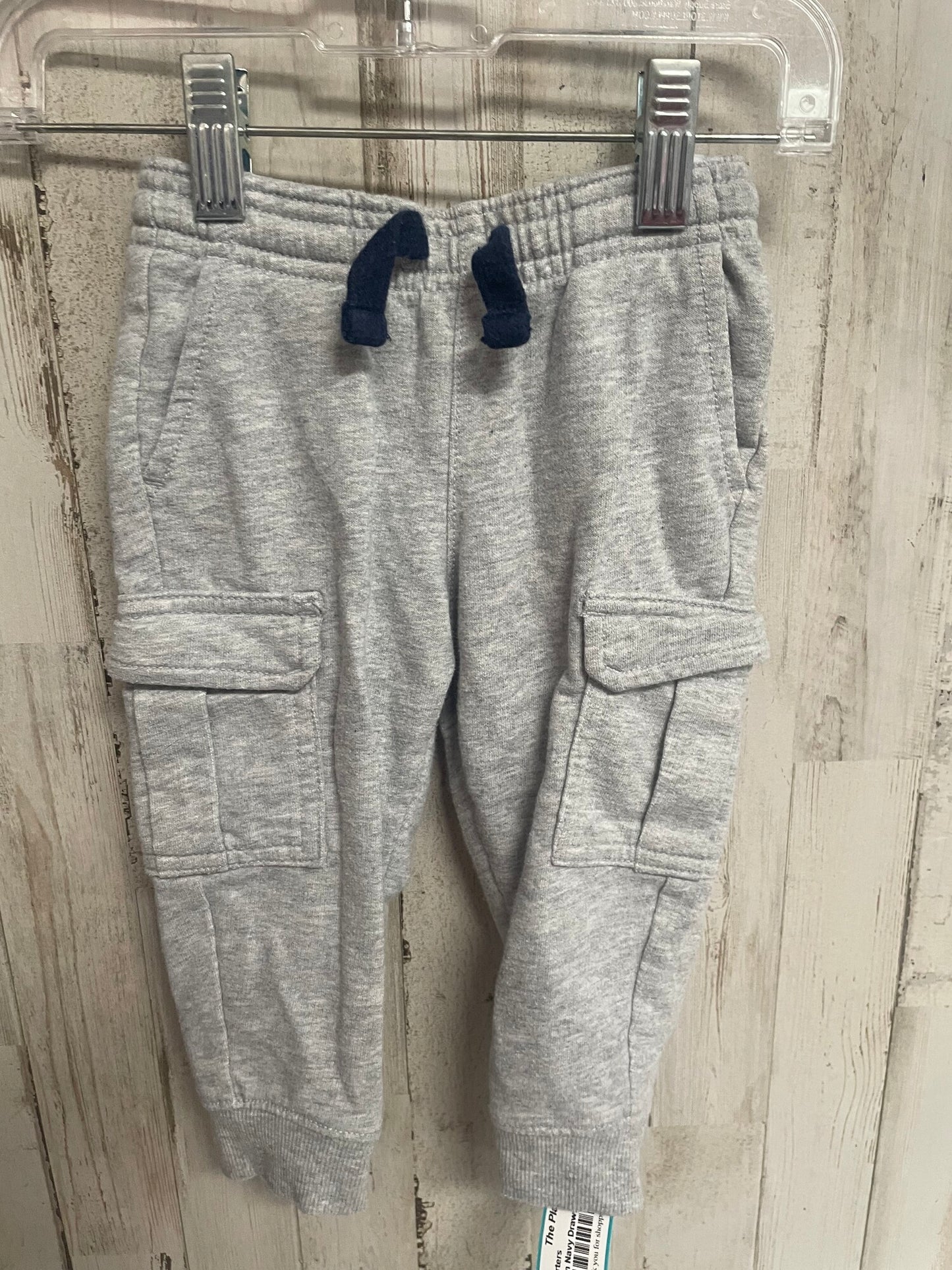 Grey Carters 12m Navy Drawstring Jogge, Boy 12-24m