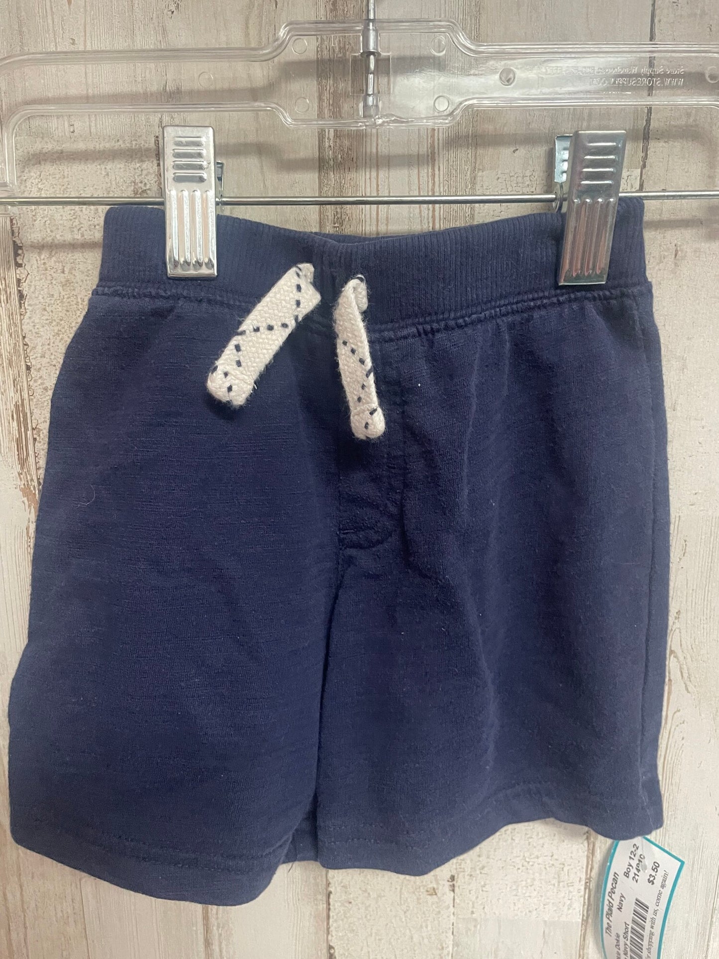 Navy Okie Dokie 18m Navy Short, Boy 12-24m