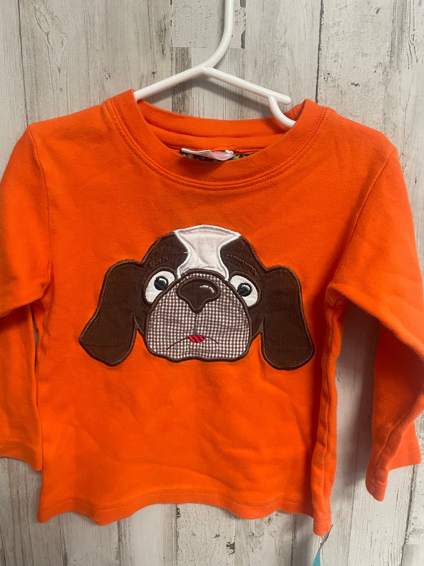 Orange Sweet Dream Des 18m Dog Top, Boy 12-24m