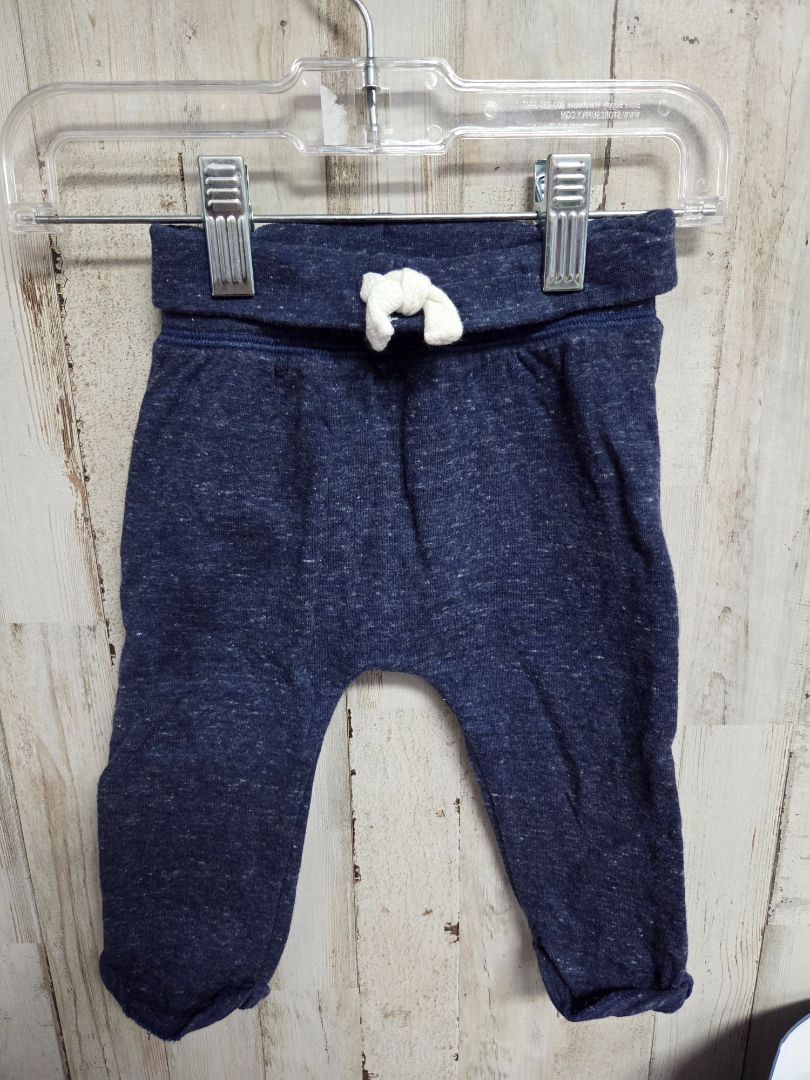 NAVY CARTERS HEATHERED JOGGERS, BOY 9M