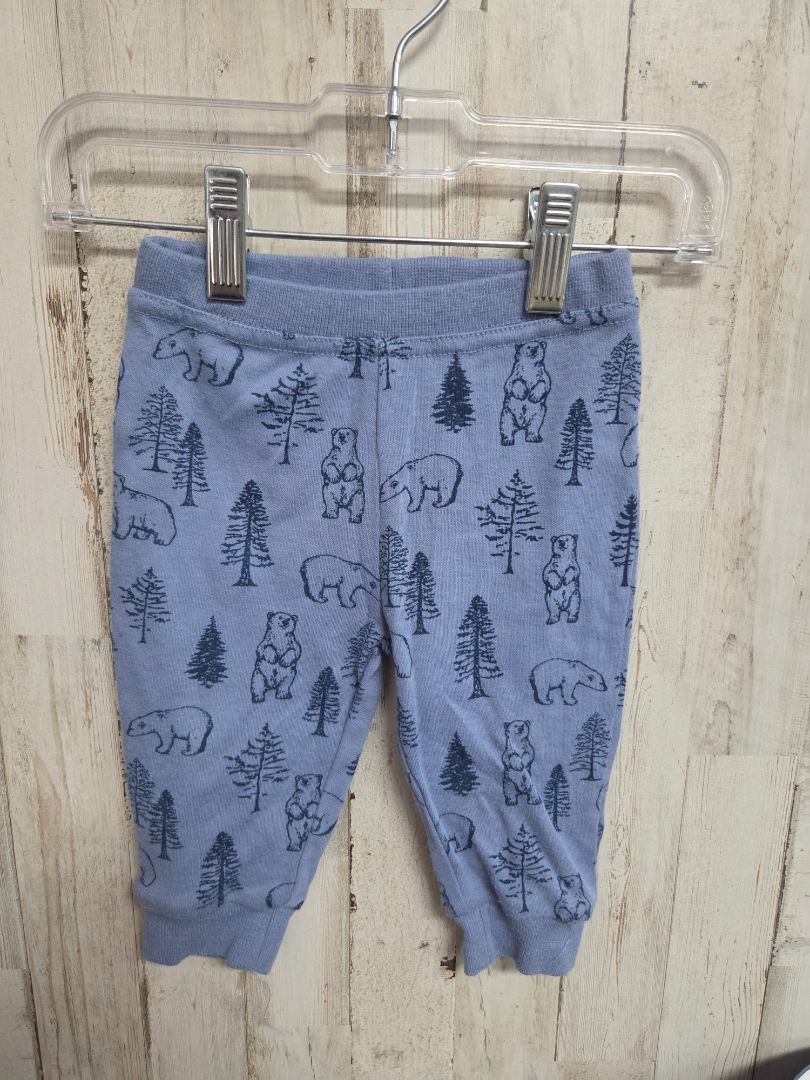 BLUE BABY ESSENTIALS BEAR JOGGERS, BOY 6M