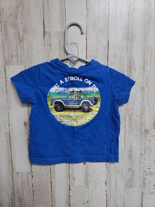 BLUE CROWN & IVY SOUTHERN SHORES TEE, BOY 12M