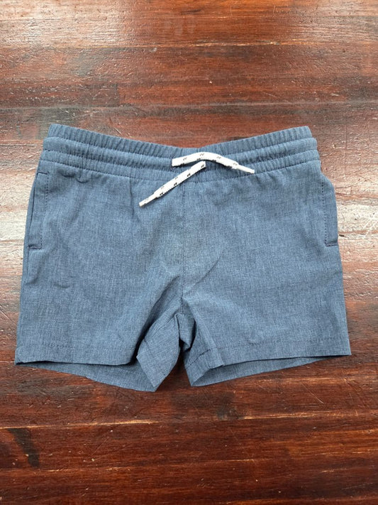 BLUE-GREY FIRST WAVE FISHING SHORTS, BOY 12/18M