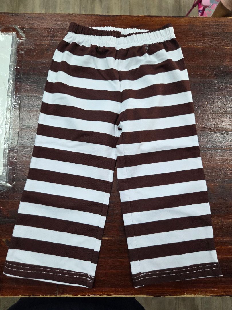 BROWN BLANKS BOUTIQUE NEW STRIPED PANTS, BOY 18M