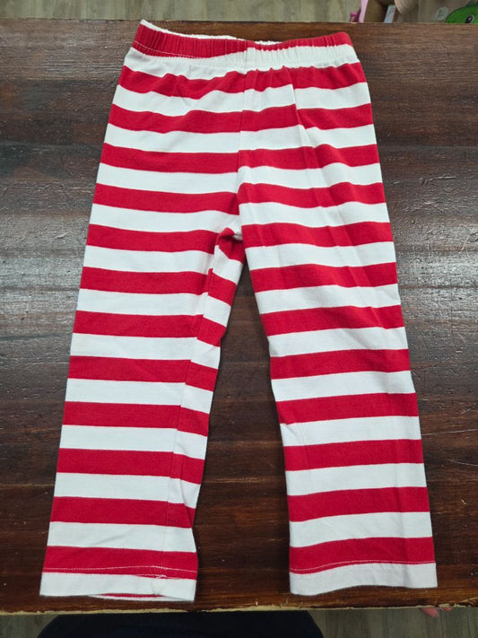 RED  STRIPED PANTS, BOY 2T
