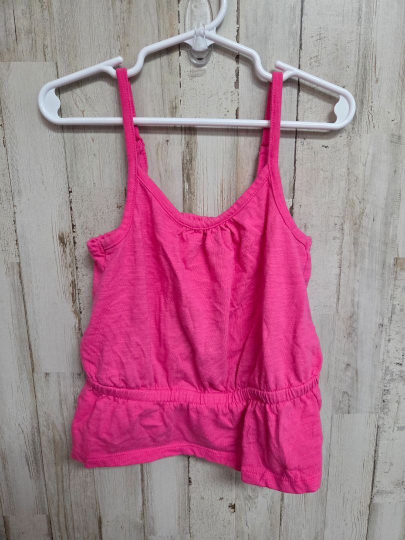 PINK CAT & JACK OPEN BACK TANK, GIRL 4T