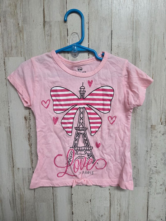 PINK VELVET LOVE PARIS TEE, GIRL 5/6