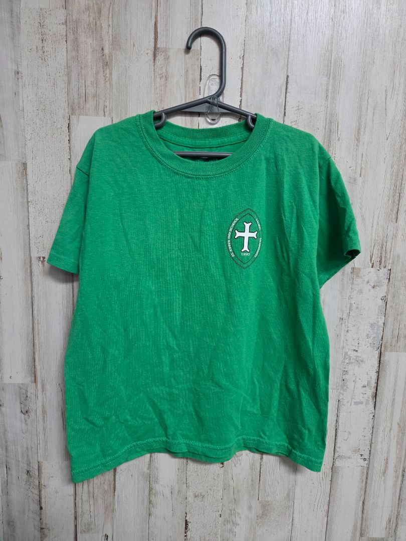 GREEN GILDAN ST JOHN DAY SCHOOL TEE, GIRL 6