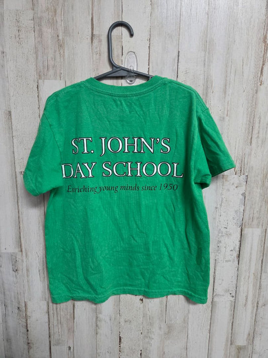 GREEN GILDAN ST JOHN DAY SCHOOL TEE, GIRL 6