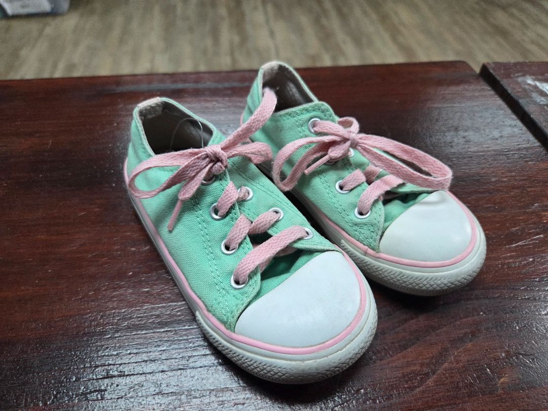 MINT CONVERSE SNEAKERS, SHOES 9