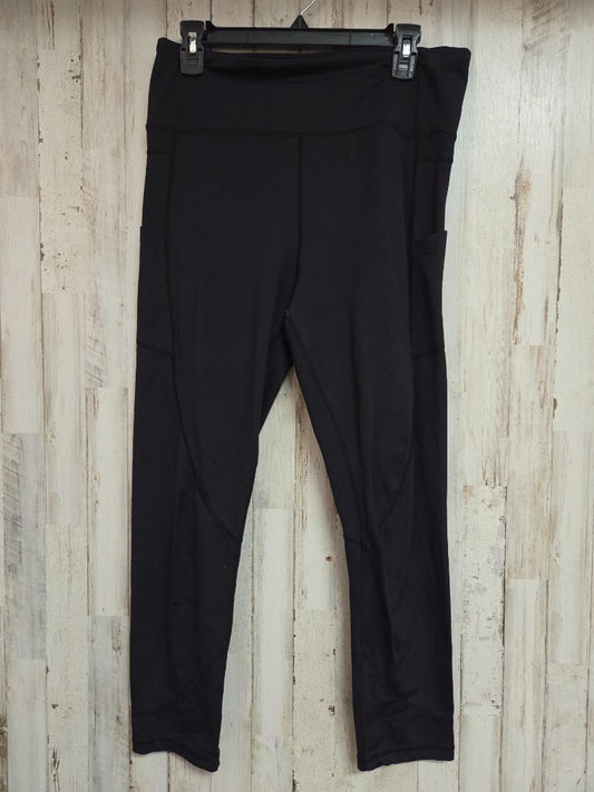 BLACK ZYIA SZ16-18 POCKET LEGGINGS, LADIES XL