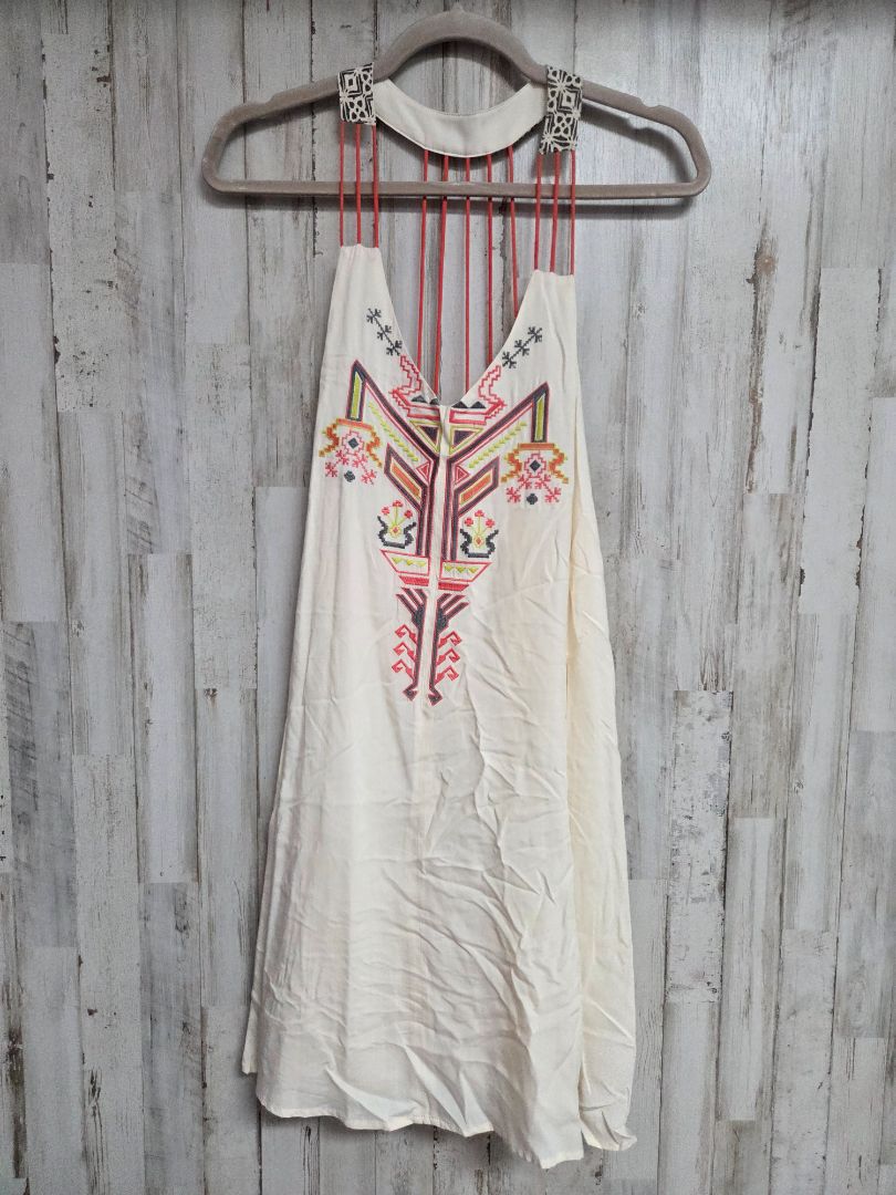Off white FLYING TOMATO embroidered tank dress, Ladies L