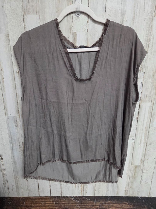 Olive Grades & Gather Silk top, Ladies S
