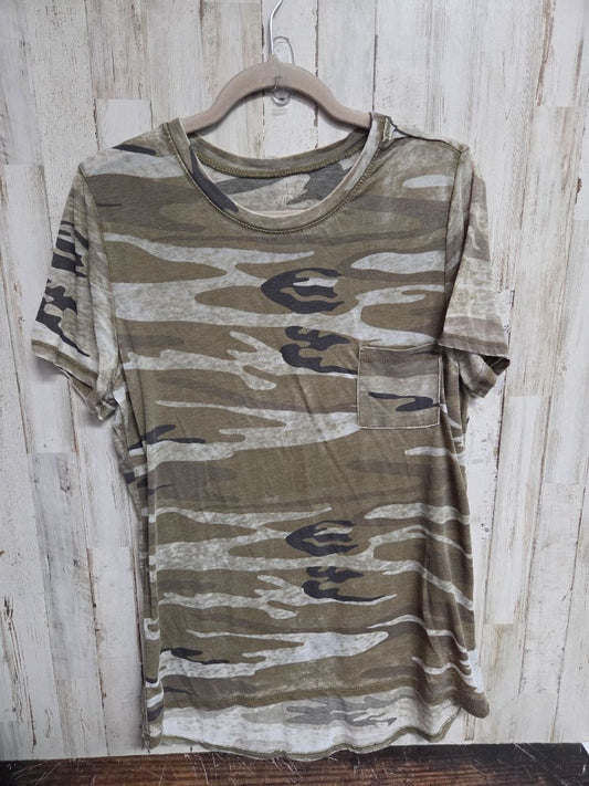 Green No brand Camo pocket tee, Ladies XL