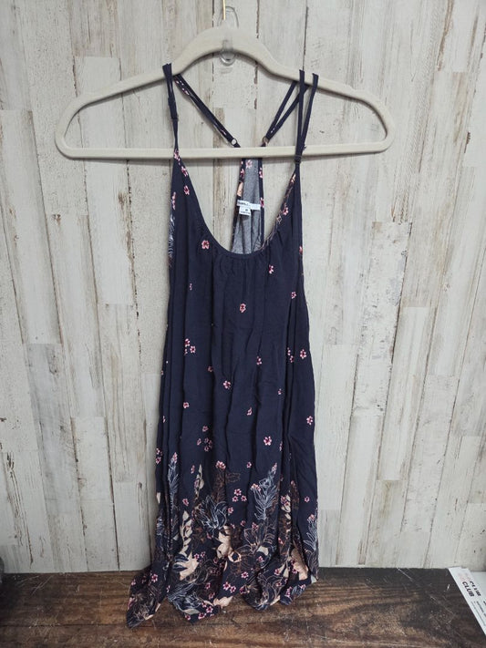 Navy No brand Floral dress, Ladies M