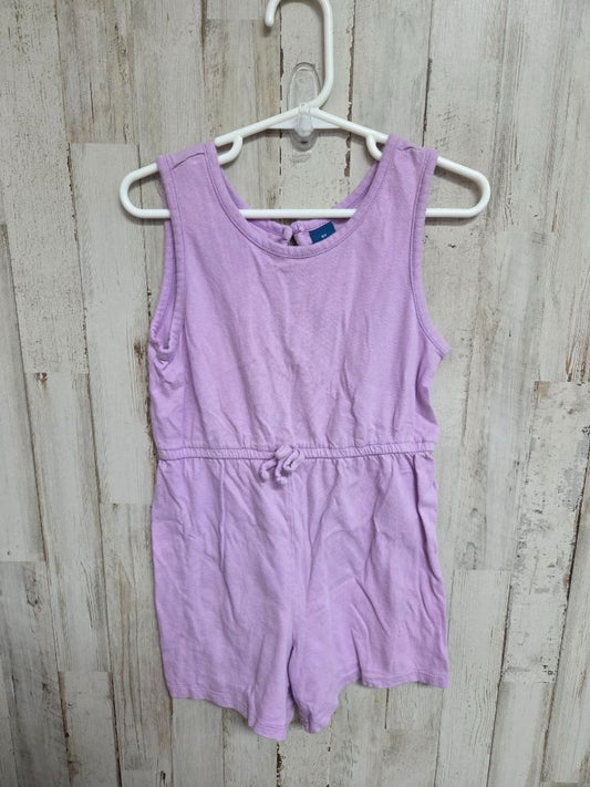 lilac old navy romper, girl 5t