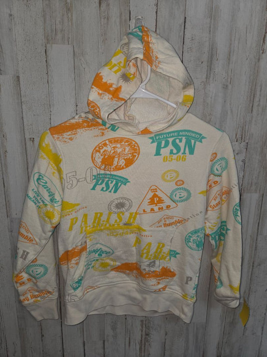 White Parish nation Logo pullover, Boy 8