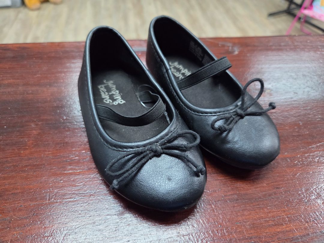 black jumping beans bow flats, shoes 7