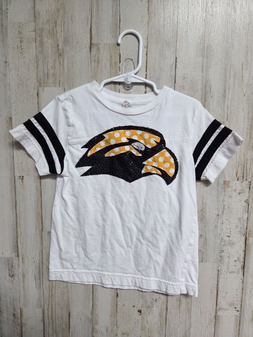 white live & tell usm eagle tee, girl 6