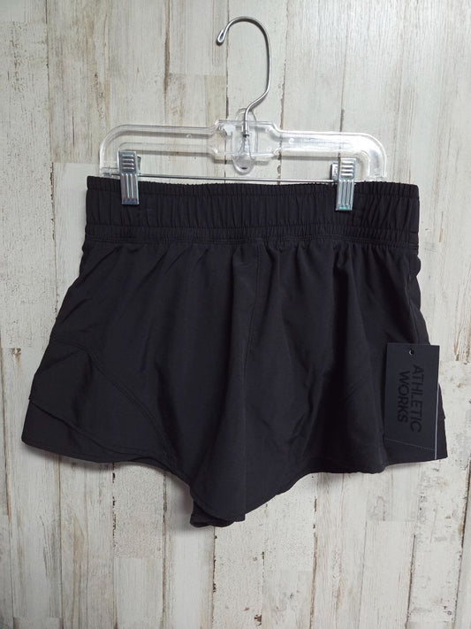 black athletic works NEW butterfly shorts, girl 10-12