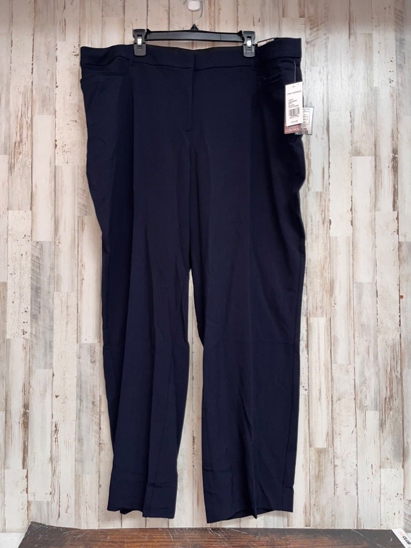 NAVY KIM ROGERS NEW SZ 24 SLACKS, LADIES 2X